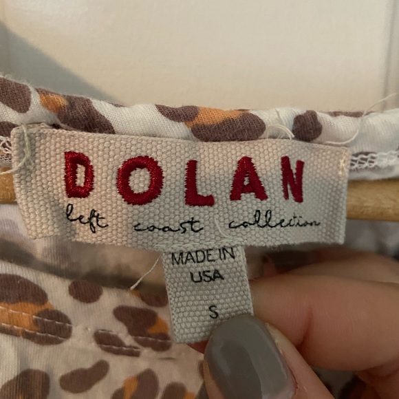 Anthropologie Dolan Cheetah tank with open back size small - Picture 6 of 8